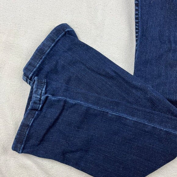 Sezane Denim Dark Blue Wash Jeans Size 28 Skinny Slim Mid-Rise Designer Chic - Picture 9 of 14